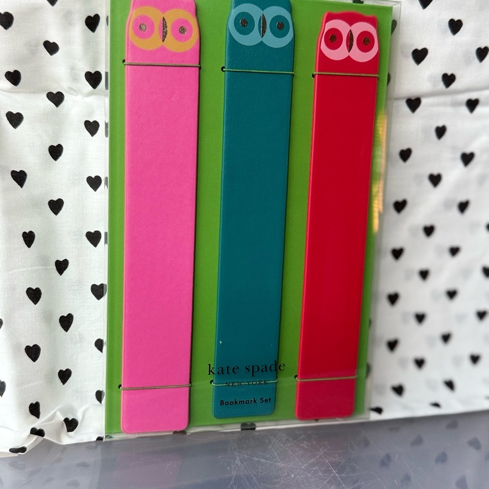 Kate Spade Colorful Owl Bookmark Set